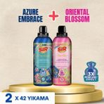 Sır Azure Embrace + Oriental Blossom Aromatique Konsantre Çamaşır Yumuşatıcısı 3x Parfüm Etkisi 750 ml