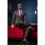 Sir Slimfit Takım Elbise - 50 - 6 Drop - Gri
