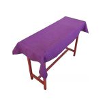 Sıra Örtüsü Pamuklu Lila (40 X 120 Cm Ölçülerindeki Sıralar İçin)