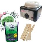 Sira Sir Ağda Isıtıcı Makine + Vi-Vet Granül Boncuk Ağda 250 G + Spatula x 5