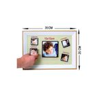 SIRADIŞI REKLAM 5'li Ahşap Magnetli Fotoğraf Çerçevesi - 25x35cm