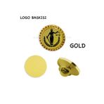 SIRADIŞI REKLAM Yaka Rozeti Kişiye Özel Baskılı Gold & Silver