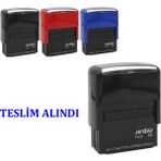 Sırdaş 911 Hazır Kaşe ( Teslim Alındı ) Mavi Mürekkep