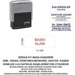 Sırdaş 911 Isim Ünvan Kaşesi -Gri Makina