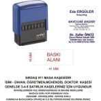 Sırdaş 911 Isim Ünvan Kaşesi -Mavi Makina