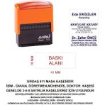 Sırdaş 911 Isim Ünvan Kaşesi - Turuncu Makina