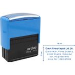 Sırdaş 913 Kişiye Özel Kaşe 58X22 mm - Mavi