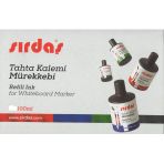 Sırdaş Beyaz Tahta Kalemi Mürekkebi Siyah 100Mm