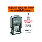 sırdaş kaşe KAŞECİNİZ 5820 TARİH KAŞESİ - KAYGAN ZEMİN BASKISINA UYGUN + MÜREKKEP