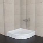 Sırduş 120x120x16 cm Oval Panelli Duş Teknesi