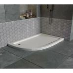 Sırduş 120x90x6 cm Asimetrik Sol Flat Duş Teknesi