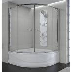 Sırduş 140×140 Sır-Lüks Oval Küvet Üstü Duşakabin