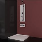 Sırduş 80x80x6 cm Kare Flat Duş Teknesi