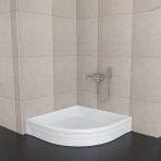 Sırduş 90x90x16 cm Oval Panelli Duş Teknesi