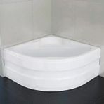 Sırduş 90X90X44 Oval Mini Küvet, Beyaz - 90x90x45 cm