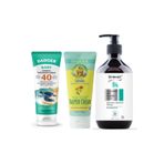 Sirenol Badger Organik Bebek Güneş Kremi Pişik Kremi ve Organik Bebek Saç Vücut Şampuanı Set
