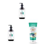 Sirenol Organik Bebek Saç Vücut Şampuanı 400 mL ve Sirenol Organik Bebek Losyonu - Yenidoğan 250 mL ve Badger Clear Zinc Kids Spf40+ Güneş Kremi 87 ml