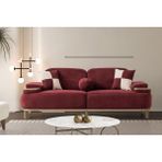 Siria Lux Red Kanepe - Bordo
