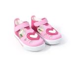 Şirin Bebe 1713 Pembe Ortopedik Kız Bebek Sandalet Ayakkabı