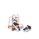 Şirin Bebe 3811 Ortopedik Erkek Bebek İlk Adım Ayakkabı Sandalet Lacivert-Sarı 19