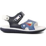 Şirin Bebe Ayakmod Şng 1540-F Lacivert-Beyaz-Kot Erkek Çocuk Sandalet - Lacivert - Beyaz