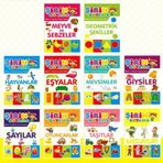 Şirin Boyama (10 Kitap Takım): Eğitici ve Öğretici Boyama Kitabı