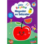 Şirin Boyama Meyveler ve Sebzeler Boyama Zamanı
