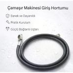Şirin Çamaşır Makinesi Su Giriş Hortumu 4 Metre _ Dayanıklı