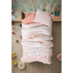 Şirin Eşyalarım Bebek Nevresim Takımı Rapeti Somon - Standart - Axel