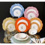 Şirin Eşyalarım Flower Colours 24 Parça 6 Kişilik Bone Porselen Yemek Takımı