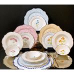 Şirin Eşyalarım Flower Line 24 Parça 6 Kişilik Bone Porselen Yemek Takımı
