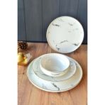 Şirin Eşyalarım Marble Gold 24 Parça Porselen 6 Kişilik Yemek Takımı