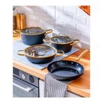 Şirin Eşyalarım Ultimate Pro 7 Parça Tencere Seti - Black - Siyah - 20 cm - 24 cm - 26 cm - 26 cm