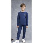 Şirin Giyim Elsima A3160 Erkek Çocuk Pijama Takımı - 4 Yaş - 09L-Lacivert