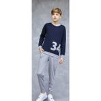 Şirin Giyim Elsima B3166 Erkek Çocuk Pijama Takımi - 9 Yaş - Bordo