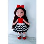 Şirin Karnaval Bebek Amigurumi Organik Oyuncak