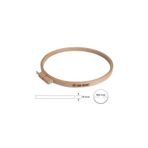 Şirin Kasnak Vidalı Ahşap Yuvarlak Nakış Kasnağı /punch Kasnağı, Yorgan Kasnak (40 CM)