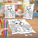 Şirin Köpek Yavrusu Boyama Puzzle Tablo
