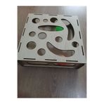 Şirin Lazer Ahşap mdf pinpon toplu geometrik şekilli Kedi Oyuncağı kutu