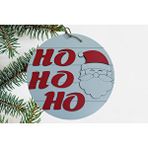 Şirin Lazer Ho Ho Ho Noel Baba Yılbaşı Dekor Kapı Süsü beyaz kırmızı