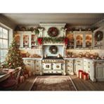 Şirin Mutfağınız Için Cennet Gibi Bir Arka Plan: 200X150CM Stüdyo Fonu - -