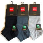 Şirin Premium Bambu Dikişsiz Patik Erkek Çorap 3 Adet - 40 - 44 - Siyah - Gri - Lacivert