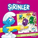 Şirin Salatası Hikayeli Boyama - Şirinler