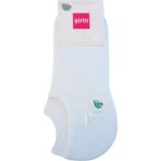 ŞİRİN Şirin Patik Premium Bambu Dikişsiz Çorap Beyaz Kadın 4037 – 12 Adet - 40 - 45 - Karışık