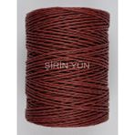 Şirin Yün Sarılmış Kağıt Ip 200 Gram 240 Metre Kızıl Kahve 62
