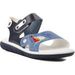Şiringenç Ayakmod Şng 1540-F Lacivert-Beyaz-Kot Erkek Çocuk Sandalet - Denim