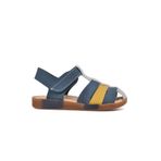 Şiringenç Lacivert Bej Hardal Comfort Erkek Çocuk Sandalet,Lacivert 19