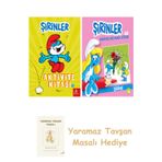 Şirinler - Aktivite Kitabı 1 + Şirinler İle Hikâyeli Boyama Kitabı - Şirine + Yaramaz Tavşan Masalı