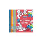 Şirinler Boyama Kitapları Seti-6 Kitap Takım - Kolektif