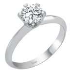 Sirius 0604R0359 G Renk 0,85 Karat Pırlanta Tektaş Yüzük